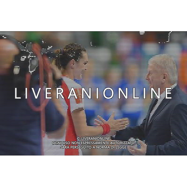 2017.09.27 Lubin Pilka Reczna Kwalifikacje do Mistrzostw Europy EHF 2018 Polska - Wlochy N/z Witold Kulesza Foto Pawel Andrachiewicz / PressFocus 2017.09.27 Lubin Handball 2018 Women\'s European Championship Qualification Poland - Italy Witold Kulesza Credit: Pawel Andrachiewicz / PressFocus / NEWSPIX.PL --- Newspix.pl / AGENZIA ALDO LIVERANI SAS - ITALY ONLY EDITORIAL USE ONLY - Polonia Italia pallamano Femminile Gruppo 2 di qualificazione ai Campionati Europei di Francia 2018 - 27-09-2017