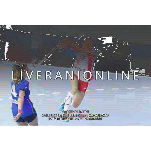 2017.09.27 Lubin Pilka Reczna Kwalifikacje do Mistrzostw Europy EHF 2018 Polska - Wlochy N/z Kinga Grzyb Foto Pawel Andrachiewicz / PressFocus 2017.09.27 Lubin Handball 2018 Women\'s European Championship Qualification Poland - Italy Kinga Grzyb Credit: Pawel Andrachiewicz / PressFocus / NEWSPIX.PL --- Newspix.pl / AGENZIA ALDO LIVERANI SAS - ITALY ONLY EDITORIAL USE ONLY - Polonia Italia pallamano Femminile Gruppo 2 di qualificazione ai Campionati Europei di Francia 2018 - 27-09-2017