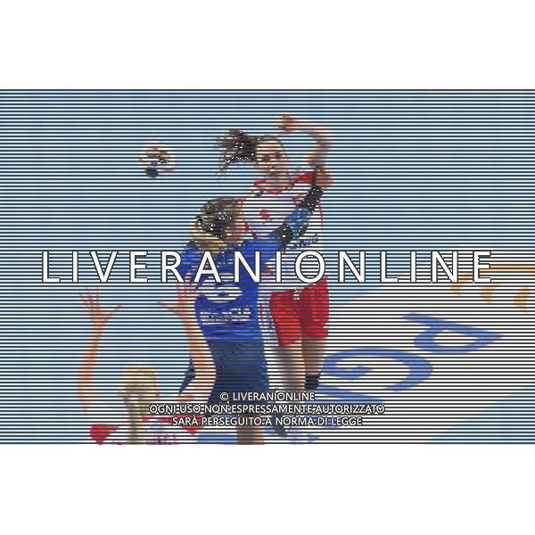 2017.09.27 Lubin Pilka Reczna Kwalifikacje do Mistrzostw Europy EHF 2018 Polska - Wlochy N/z Monika Kobylinska Foto Pawel Andrachiewicz / PressFocus 2017.09.27 Lubin Handball 2018 Women\'s European Championship Qualification Poland - Italy Monika Kobylinska Credit: Pawel Andrachiewicz / PressFocus / NEWSPIX.PL --- Newspix.pl / AGENZIA ALDO LIVERANI SAS - ITALY ONLY EDITORIAL USE ONLY - Polonia Italia pallamano Femminile Gruppo 2 di qualificazione ai Campionati Europei di Francia 2018 - 27-09-2017