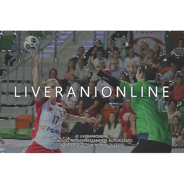 27.09.2017 LUBIN PILKA RECZNA KOBIET REPREZENTACJA , (HANDBALL WOMEN) DRUGA RUNDA KWALIFIKACJIE MISTRZOSTW EUROPY EHF FRANCJA 2018 (WOMENÅS EHF EURO 2018 QUALIFICATION GAME POLAND - ITALY), MECZ POLSKA - WLOCHY NZ (L) DARIA ZAWISTOWSKA FOTO JAKUB PIASECKI / CYFRASPORT / NEWSPIX.PL --- Newspix.pl / AGENZIA ALDO LIVERANI SAS - ITALY ONLY EDITORIAL USE ONLY - Polonia Italia pallamano Femminile Gruppo 2 di qualificazione ai Campionati Europei di Francia 2018 - 27-09-2017