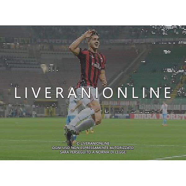 UEFA Europa League 2017/2018 Gruppo D Milano - 28.09.2017 Milan-Rijeka Nella Foto: esultanza dopo il gol di andre silva /Ph.Vitez-Ag. Aldo Liverani