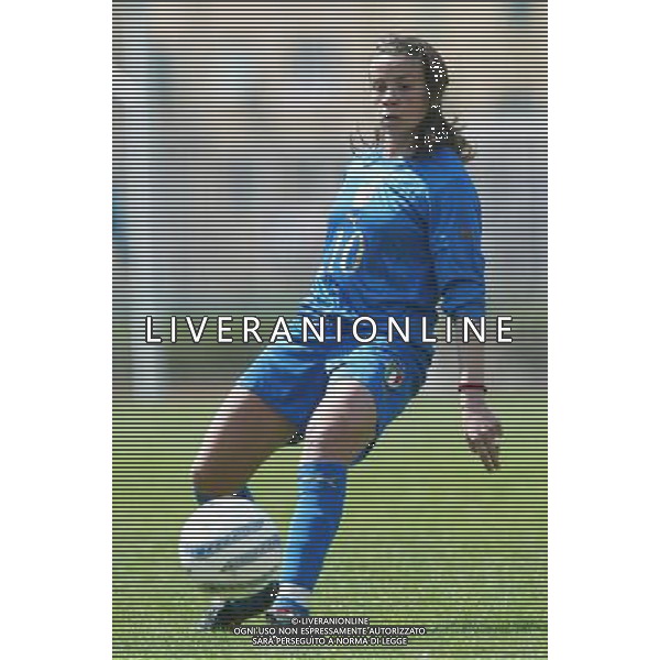 genova 13/04/2005 calcio femminile amichevole Italia-Danimarca nella foto conti pamela ag.aldo Liverani-Venezia