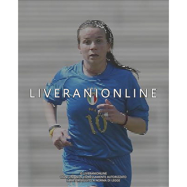 genova 13/04/2005 calcio femminile amichevole Italia-Danimarca nella foto conti pamela ag.aldo Liverani-Venezia