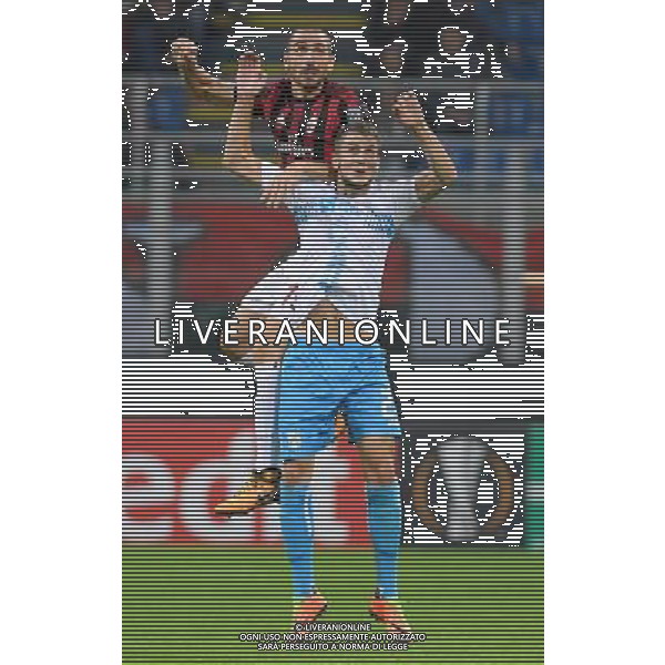 UEFA Europa League 2017/2018 Gruppo D Milano - 28.09.2017 Milan-Rijeka Nella Foto: leonardo bonucci - puljic /Ph.Vitez-Ag. Aldo Liverani