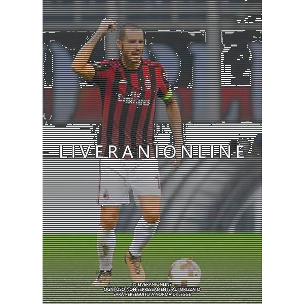 UEFA Europa League 2017/2018 Gruppo D Milano - 28.09.2017 Milan-Rijeka Nella Foto: leonardo bonucci si lamenta dei fischi dei tifosi /Ph.Vitez-Ag. Aldo Liverani
