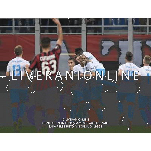 UEFA Europa League 2017/2018 Gruppo D Milano - 28.09.2017 Milan-Rijeka Nella Foto:elez esultanza dopo il gol /Ph.Vitez-Ag. Aldo Liverani