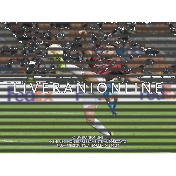 UEFA Europa League 2017/2018 Gruppo D Milano - 28.09.2017 Milan-Rijeka Nella Foto:cutrone gol /Ph.Vitez-Ag. Aldo Liverani