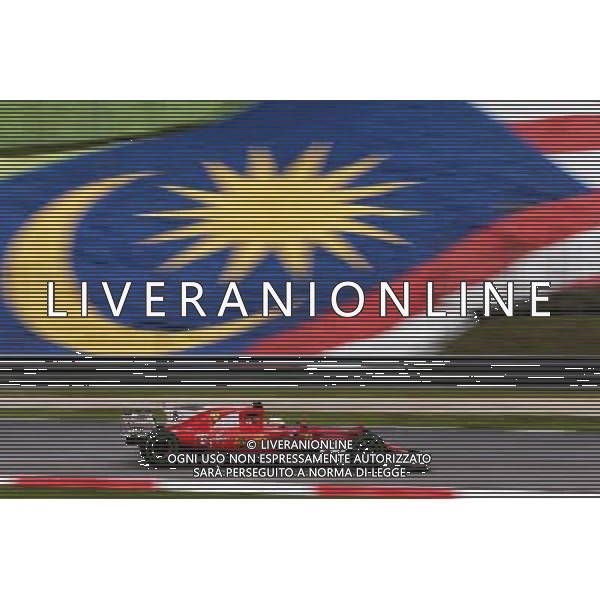 Sebastian Vettel (GER) Ferrari SF70H. 29.09.2017. Formula 1 World Championship, Rd 15, Malaysian Grand Prix, Sepang, Malaysia, Friday. AG ALDO LIVERANI SAS ONLY ITALY