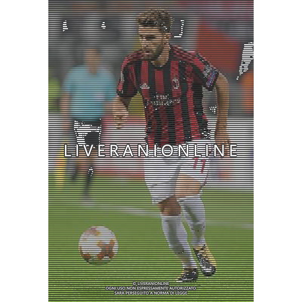 UEFA Europa League 2017/2018 Gruppo D Milano - 28.09.2017 Milan-Rijeka Nella Foto:Borini Fabio /Ph.Vitez-Ag. Aldo Liverani