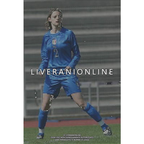 genova 13/04/2005 calcio femminile amichevole Italia-Danimarca nella foto lanzieri valentina ag.aldo Liverani-Venezia