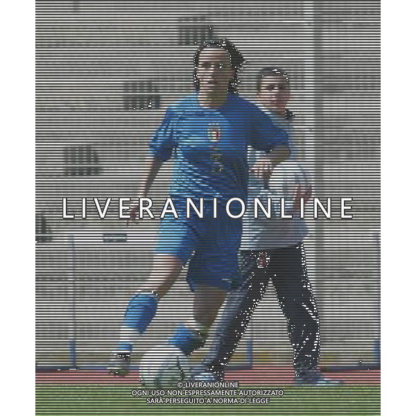 genova 13/04/2005 calcio femminile amichevole Italia-Danimarca nella foto zorri tatiana ag.aldo Liverani-Venezia