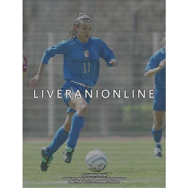 genova 13/04/2005 calcio femminile amichevole Italia-Danimarca nella foto pasqui m. ilaria ag.aldo Liverani-Venezia