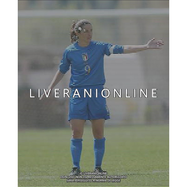 genova 13/04/2005 calcio femminile amichevole Italia-Danimarca nella foto panico patrizia ag.aldo Liverani-Venezia