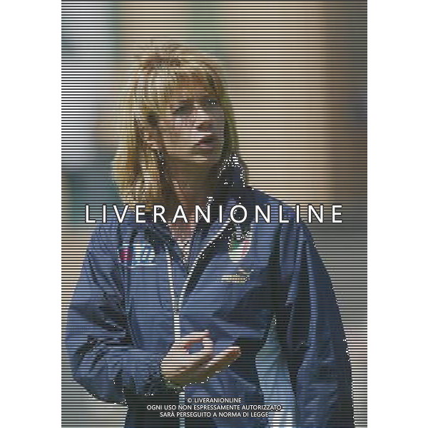 genova 13/04/2005 calcio femminile amichevole Italia-Danimarca nella foto morace carolina allenatore della nazionale femminile ag.aldo Liverani-Venezia