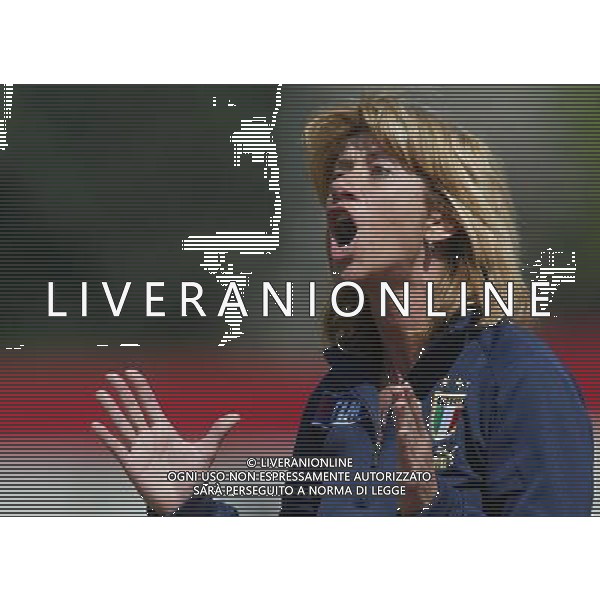 genova 13/04/2005 calcio femminile amichevole Italia-Danimarca nella foto morace carolina allenatore della nazionale femminile ag.aldo Liverani-Venezia