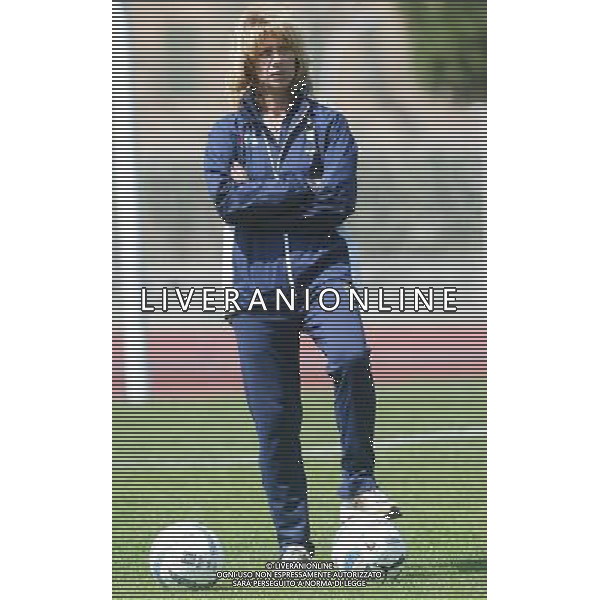 genova 13/04/2005 calcio femminile amichevole Italia-Danimarca nella foto morace carolina allenatore della nazionale femminile ag.aldo Liverani-Venezia