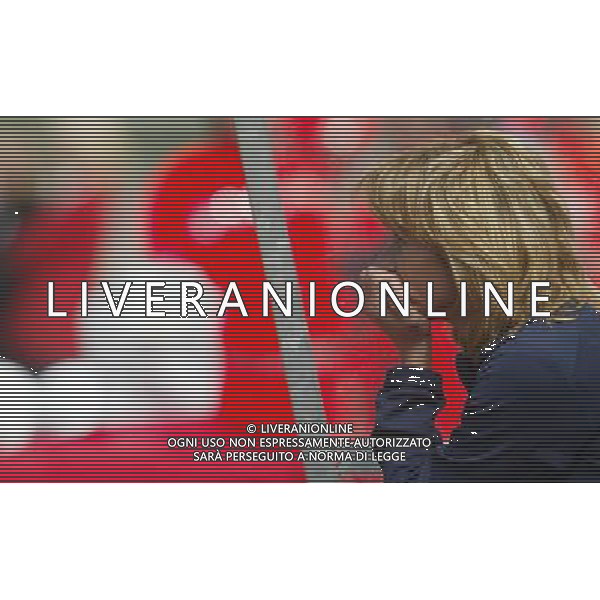 genova 13/04/2005 calcio femminile amichevole Italia-Danimarca nella foto morace carolina allenatore della nazionale femminile ag.aldo Liverani-Venezia