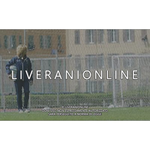 genova 13/04/2005 calcio femminile amichevole Italia-Danimarca nella foto morace carolina allenatore della nazionale femminile ag.aldo Liverani-Venezia