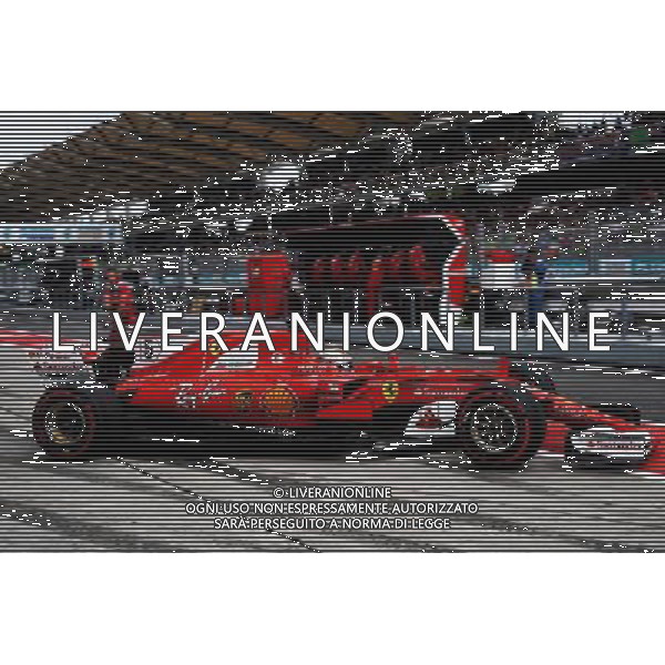 Sebastian Vettel (GER) Ferrari SF70H leaves the pits. 30.09.2017. Formula 1 World Championship, Rd 15, Malaysian Grand Prix, Sepang, Malaysia, Saturday. - www.xpbimages.com, EMail: requests@xpbimages.com - copy of publication required for printed pictures. Every used picture is fee-liable. Â© Copyright: Photo4 / XPB Images/Ag. Aldo Liverani s.a.s./ONLY ITALY