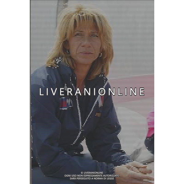 genova 13/04/2005 calcio femminile amichevole Italia-Danimarca nella foto morace carolina allenatore della nazionale femminile ag.aldo Liverani-Venezia