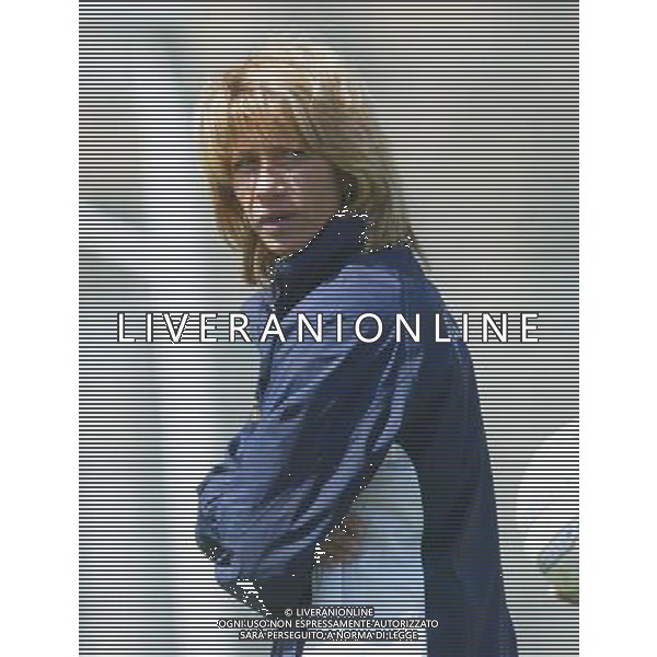 genova 13/04/2005 calcio femminile amichevole Italia-Danimarca nella foto morace carolina allenatore della nazionale femminile ag.aldo Liverani-Venezia