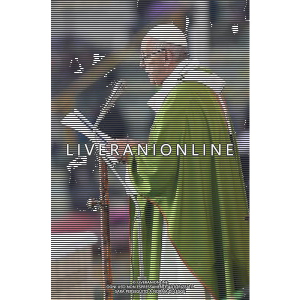 La visita di Sua Santita\' Papa Francesco a Bologna, 1 ottobre 2017 Nella foto La Santa Messa allo Stadio Dall\'Ara ©OPTIMAFOTO / AGENZIA ALDO LIVERANI SAS