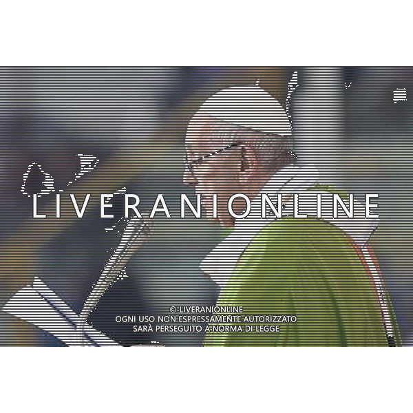 La visita di Sua Santita\' Papa Francesco a Bologna, 1 ottobre 2017 Nella foto La Santa Messa allo Stadio Dall\'Ara ©OPTIMAFOTO / AGENZIA ALDO LIVERANI SAS