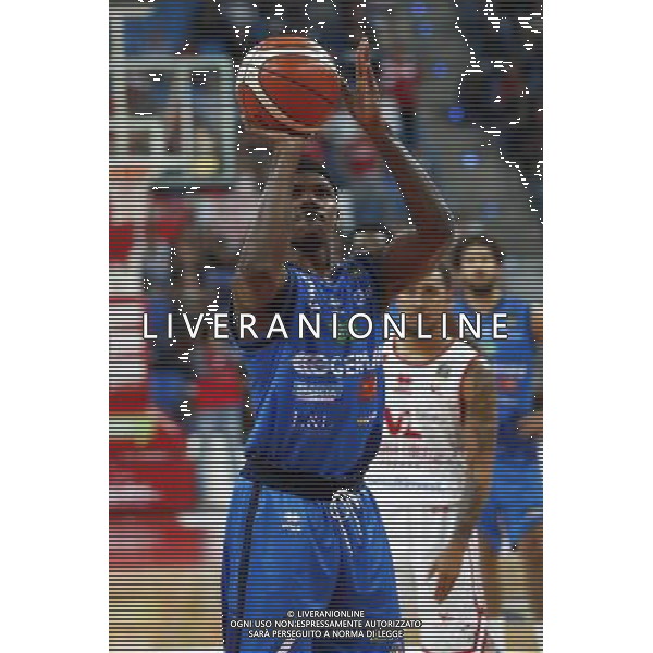 Lega Basket serie A 01/10/2017 V L Pallacanestro Pesaro - Germani Basket Brescia nella foto: Moore Lee ©Claudio Zamagni/Agenzia Aldo Liverani Moore Lee during basketball match between V L Pallacanestro Pesaro and Gremani Basket Brescia at Adriatic Arena in Pesaro on October 1 2017 photo credit by Claudio Zamagni/Aldo Liverani Photo Agency
