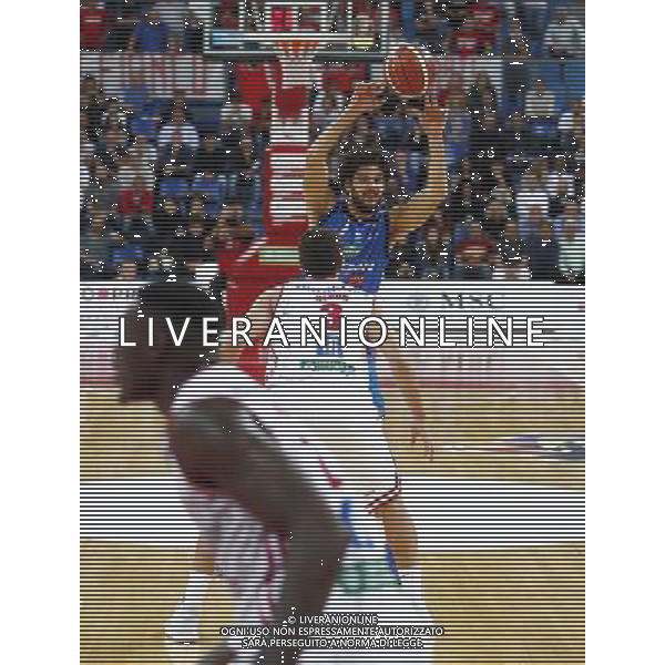 Lega Basket serie A 01/10/2017 V L Pallacanestro Pesaro - Germani Basket Brescia nella foto: Vitali Luca ©Claudio Zamagni/Agenzia Aldo Liverani Vitali Luca during basketball match between V L Pallacanestro Pesaro and Gremani Basket Brescia at Adriatic Arena in Pesaro on October 1 2017 photo credit by Claudio Zamagni/Aldo Liverani Photo Agency
