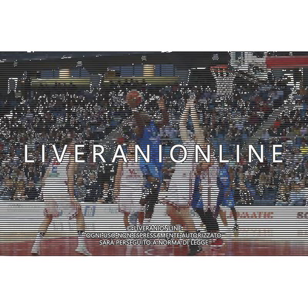 Lega Basket serie A 01/10/2017 V L Pallacanestro Pesaro - Germani Basket Brescia nella foto: Hunt Dario ©Claudio Zamagni/Agenzia Aldo Liverani Hunt Dario during basketball match between V L Pallacanestro Pesaro and Gremani Basket Brescia at Adriatic Arena in Pesaro on October 1 2017 photo credit by Claudio Zamagni/Aldo Liverani Photo Agency