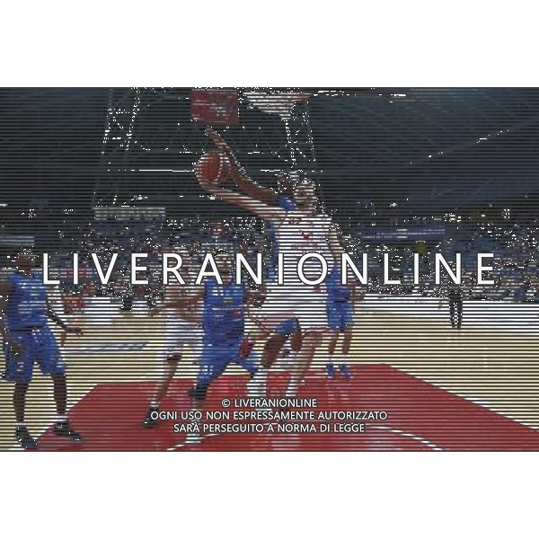 Lega Basket serie A 01/10/2017 V L Pallacanestro Pesaro - Germani Basket Brescia nella foto: Monaldi Diego Â©Claudio Zamagni/Agenzia Aldo Liverani Monaldi Diego during basketball match between V L Pallacanestro Pesaro and Gremani Basket Brescia at Adriatic Arena in Pesaro on October 1 2017 photo credit by Claudio Zamagni/Aldo Liverani Photo Agency