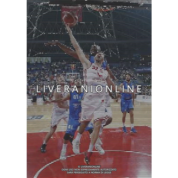 Lega Basket serie A 01/10/2017 V L Pallacanestro Pesaro - Germani Basket Brescia nella foto: Monaldi Diego Â©Claudio Zamagni/Agenzia Aldo Liverani Monaldi Diego during basketball match between V L Pallacanestro Pesaro and Gremani Basket Brescia at Adriatic Arena in Pesaro on October 1 2017 photo credit by Claudio Zamagni/Aldo Liverani Photo Agency