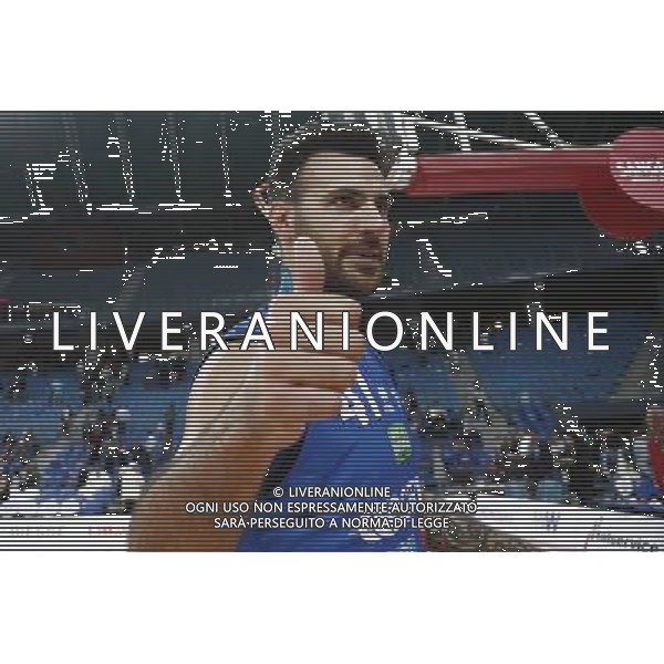 Lega Basket serie A 01/10/2017 V L Pallacanestro Pesaro - Germani Basket Brescia nella foto: Sacchetti Brian Â©Claudio Zamagni/Agenzia Aldo Liverani Sacchetti Brian during basketball match between V L Pallacanestro Pesaro and Gremani Basket Brescia at Adriatic Arena in Pesaro on October 1 2017 photo credit by Claudio Zamagni/Aldo Liverani Photo Agency