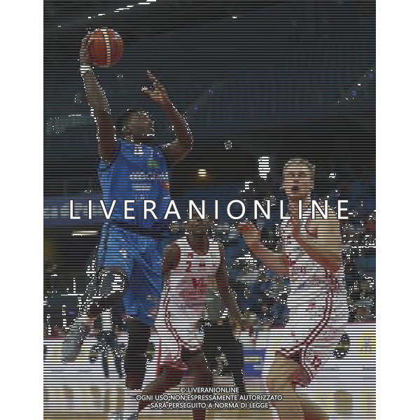 Lega Basket serie A 01/10/2017 V L Pallacanestro Pesaro - Germani Basket Brescia nella foto: Hunt Dario Â©Claudio Zamagni/Agenzia Aldo Liverani Hunt Dario during basketball match between V L Pallacanestro Pesaro and Gremani Basket Brescia at Adriatic Arena in Pesaro on October 1 2017 photo credit by Claudio Zamagni/Aldo Liverani Photo Agency
