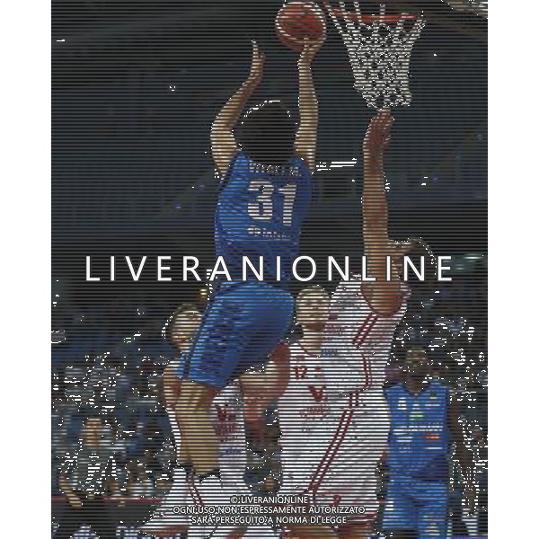 Lega Basket serie A 01/10/2017 V L Pallacanestro Pesaro - Germani Basket Brescia nella foto: Vitali Michele Â©Claudio Zamagni/Agenzia Aldo Liverani Vitali Michele during basketball match between V L Pallacanestro Pesaro and Gremani Basket Brescia at Adriatic Arena in Pesaro on October 1 2017 photo credit by Claudio Zamagni/Aldo Liverani Photo Agency