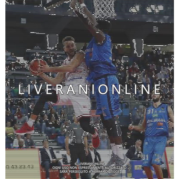 Lega Basket serie A 01/10/2017 V L Pallacanestro Pesaro - Germani Basket Brescia nella foto: Bertone Pablo Â©Claudio Zamagni/Agenzia Aldo Liverani Bertone Pablo during basketball match between V L Pallacanestro Pesaro and Gremani Basket Brescia at Adriatic Arena in Pesaro on October 1 2017 photo credit by Claudio Zamagni/Aldo Liverani Photo Agency