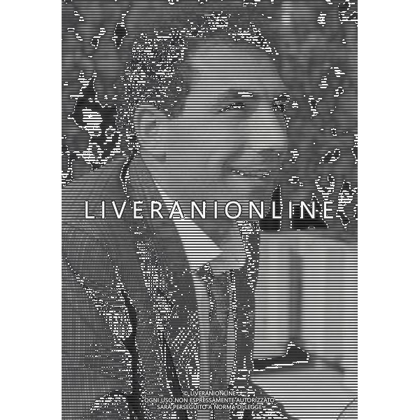 MILANO OTTOBRE 1987 TERRAZZA MARTINI CONFERENZA STAMPA FRATELLI ABBAGNALE NELLA FOTO GIUSEPPE ABBAGNALE AG ALDO LIVERANI SAS