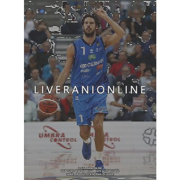 Lega Basket serie A 01/10/2017 V L Pallacanestro Pesaro - Germani Basket Brescia nella foto: Vitali Luca ©Claudio Zamagni/Agenzia Aldo Liverani Vitali Luca during basketball match between V L Pallacanestro Pesaro and Gremani Basket Brescia at Adriatic Arena in Pesaro on October 1 2017 photo credit by Claudio Zamagni/Aldo Liverani Photo Agency