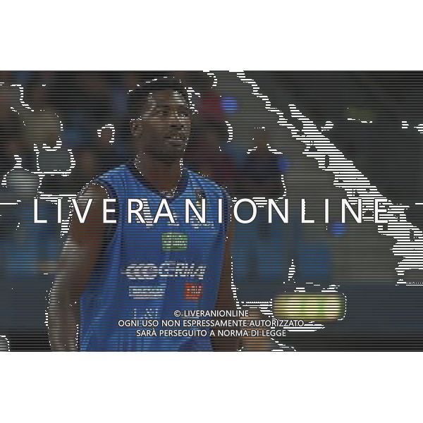 Lega Basket serie A 01/10/2017 V L Pallacanestro Pesaro - Germani Basket Brescia nella foto: Hunt Dario ©Claudio Zamagni/Agenzia Aldo Liverani Hunt Dario during basketball match between V L Pallacanestro Pesaro and Gremani Basket Brescia at Adriatic Arena in Pesaro on October 1 2017 photo credit by Claudio Zamagni/Aldo Liverani Photo Agency