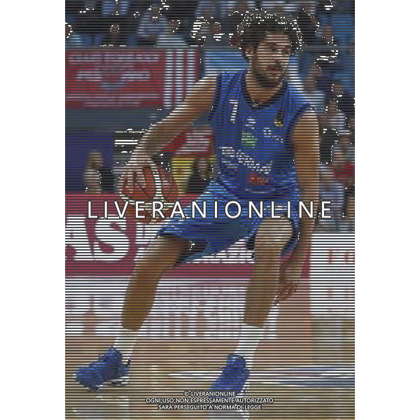 Lega Basket serie A 01/10/2017 V L Pallacanestro Pesaro - Germani Basket Brescia nella foto: Vitali Luca ©Claudio Zamagni/Agenzia Aldo Liverani Vitali Luca during basketball match between V L Pallacanestro Pesaro and Gremani Basket Brescia at Adriatic Arena in Pesaro on October 1 2017 photo credit by Claudio Zamagni/Aldo Liverani Photo Agency