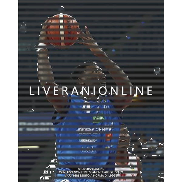 Lega Basket serie A 01/10/2017 V L Pallacanestro Pesaro - Germani Basket Brescia nella foto: Hunt Dario ©Claudio Zamagni/Agenzia Aldo Liverani Hunt Dario during basketball match between V L Pallacanestro Pesaro and Gremani Basket Brescia at Adriatic Arena in Pesaro on October 1 2017 photo credit by Claudio Zamagni/Aldo Liverani Photo Agency