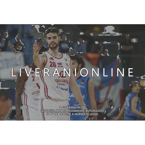 Lega Basket serie A 01/10/2017 V L Pallacanestro Pesaro - Germani Basket Brescia nella foto: Ancelotti Andrea ©Claudio Zamagni/Agenzia Aldo Liverani Ancelotti Andrea during basketball match between V L Pallacanestro Pesaro and Gremani Basket Brescia at Adriatic Arena in Pesaro on October 1 2017 photo credit by Claudio Zamagni/Aldo Liverani Photo Agency