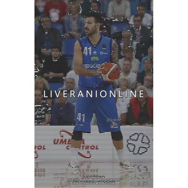 Lega Basket serie A 01/10/2017 V L Pallacanestro Pesaro - Germani Basket Brescia nella foto: Sacchetti Brian ©Claudio Zamagni/Agenzia Aldo Liverani Sacchetti Brian during basketball match between V L Pallacanestro Pesaro and Gremani Basket Brescia at Adriatic Arena in Pesaro on October 1 2017 photo credit by Claudio Zamagni/Aldo Liverani Photo Agency