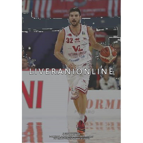 Lega Basket serie A 01/10/2017 V L Pallacanestro Pesaro - Germani Basket Brescia nella foto: Monaldi Diego ©Claudio Zamagni/Agenzia Aldo Liverani Monaldi Diego during basketball match between V L Pallacanestro Pesaro and Gremani Basket Brescia at Adriatic Arena in Pesaro on October 1 2017 photo credit by Claudio Zamagni/Aldo Liverani Photo Agency