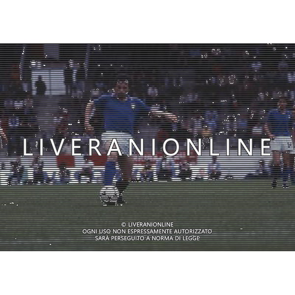 RETROSPETTIVA GIAMPIERO MARINI CALCIATORE NELLA FOTO GIAMPIERO MARINI CON LA MAGLIA DELLA NAZIONALE ITALIANA AG ALDO LIVERANI SAS