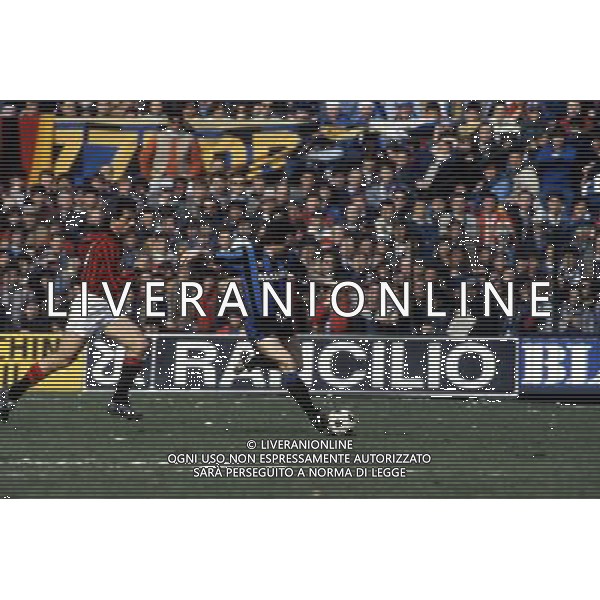 RETROSPETTIVA GIAMPIERO MARINI CALCIATORE NELLA FOTO GIAMPIERO MARINI CON LA MAGLIA DELL\'INTER AG ALDO LIVERANI SAS