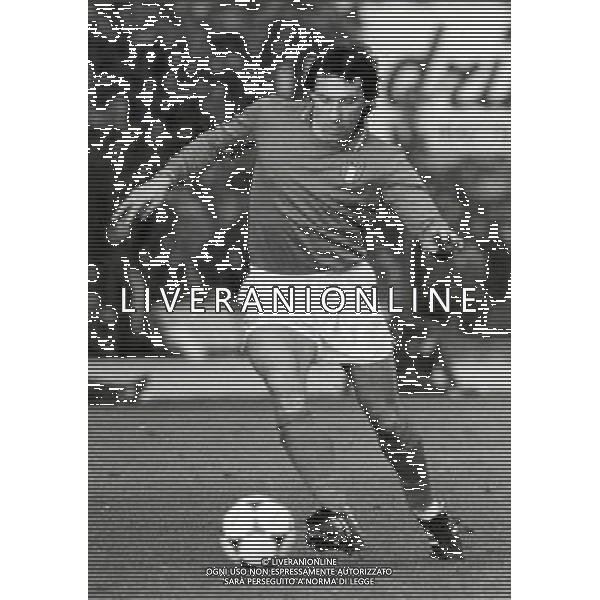 RETROSPETTIVA GIAMPIERO MARINI CALCIATORE NELLA FOTO GIAMPIERO MARINI CON LA MAGLIA DELLA NAZIONALE ITALIANA AG ALDO LIVERANI SAS
