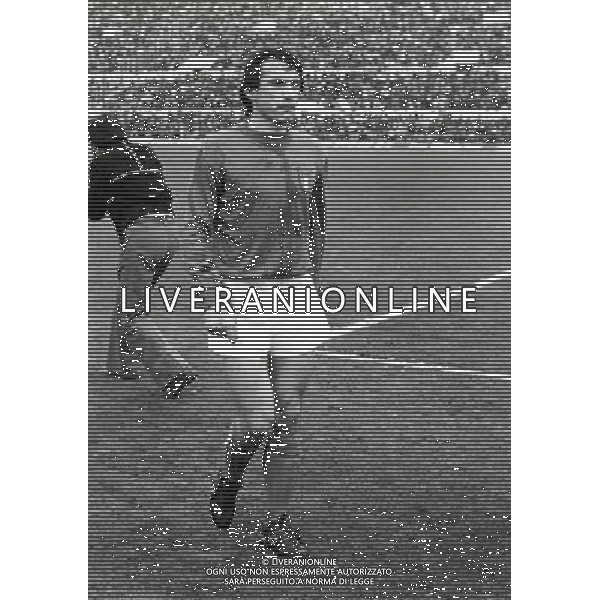 RETROSPETTIVA GIAMPIERO MARINI CALCIATORE NELLA FOTO GIAMPIERO MARINI CON LA MAGLIA DELLA NAZIONALE ITALIANA AG ALDO LIVERANI SAS