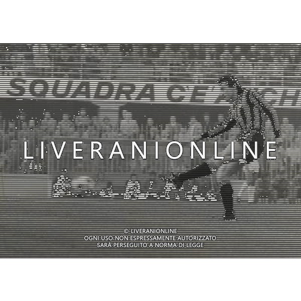 RETROSPETTIVA GIAMPIERO MARINI CALCIATORE NELLA FOTO GIAMPIERO MARINI CON LA MAGLIA DELL\'INTER AG ALDO LIVERANI SAS