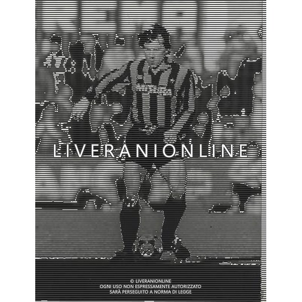 RETROSPETTIVA GIAMPIERO MARINI CALCIATORE NELLA FOTO GIAMPIERO MARINI CON LA MAGLIA DELL\'INTER AG ALDO LIVERANI SAS